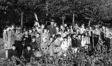 2. i 30. WDH - praca w szk�ce le�nej w D�binie - 10 maja 1962 r.
